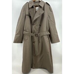 Vintage Austin Reed Trenchcoat Removeable Lining 42 L Beige‎ Regent Street Read